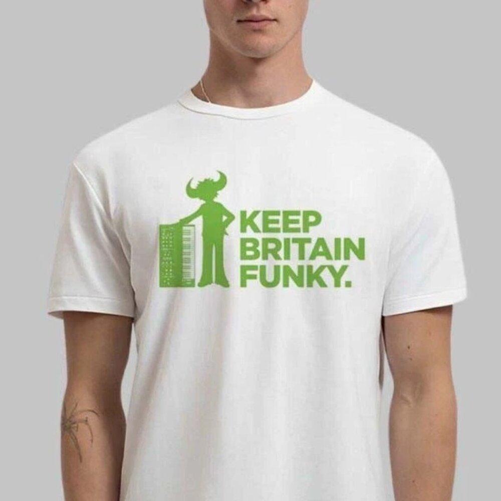 Jamiroquai The Heels Of Steel Tour  Keep Britain Funky T-Shirt